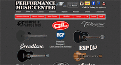 Desktop Screenshot of performancemusiccenter.com
